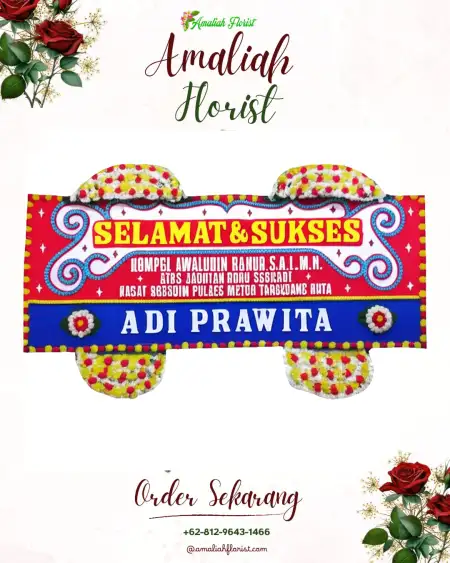 Papan Bunga Ucapan Selamat Pidpid